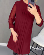 MARGOT™ - Elegant Pleated Dress