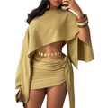 GREATHEL™ – Sophisticated Holiday Top and Fitted Skirt Set