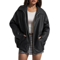 XANDRA™ - Trendy Oversized Leather Faux Suede Jacket for Fall Fashion