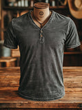 Heritage – Vintage Button-Down Cotton Tee