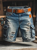 Heritage – Vintage Ripped Denim Shorts