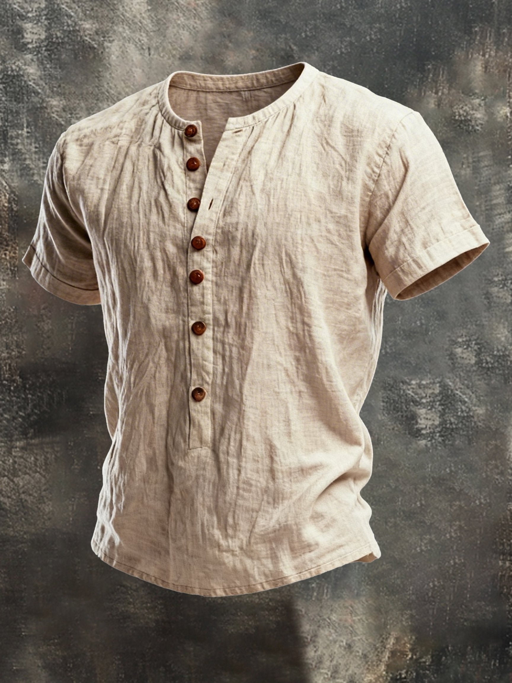 Heritage – Vintage Henley Collar Tee