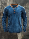 Heritage – Vintage Contrast Long Sleeve Shirt