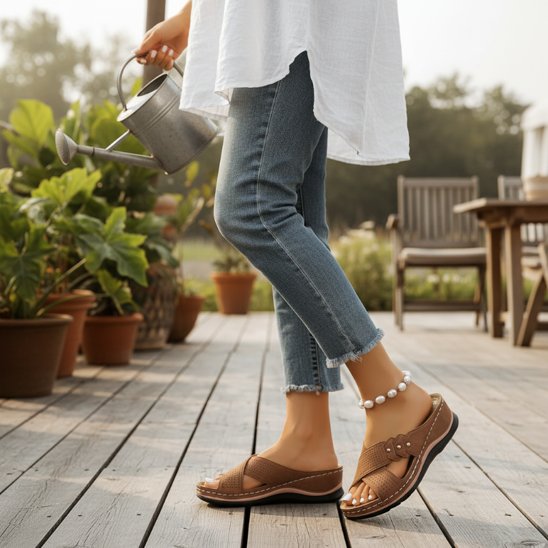 Komfora | Lightweight Wedge Sandals